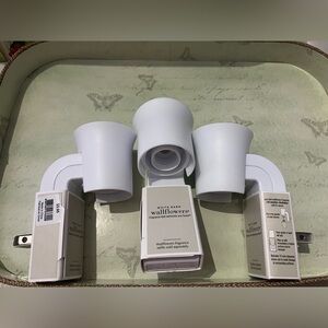 3 White Barn/ Bath & Body Works, White Wallflower Plug Ins